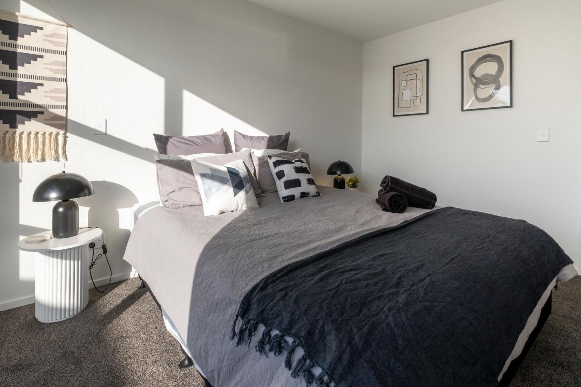 Luxury 2 Bed Townhome In Cbd Christchurch Exterior foto