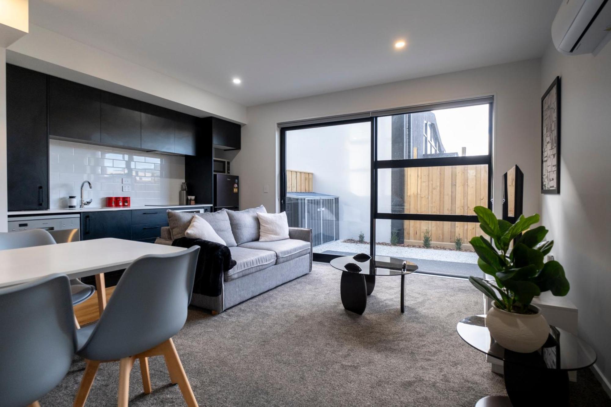 Luxury 2 Bed Townhome In Cbd Christchurch Exterior foto