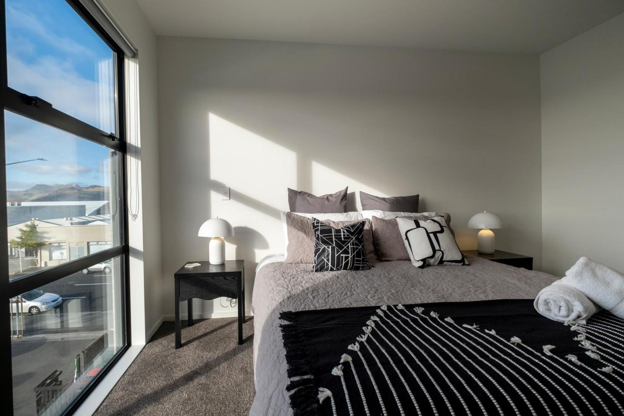 Luxury 2 Bed Townhome In Cbd Christchurch Exterior foto