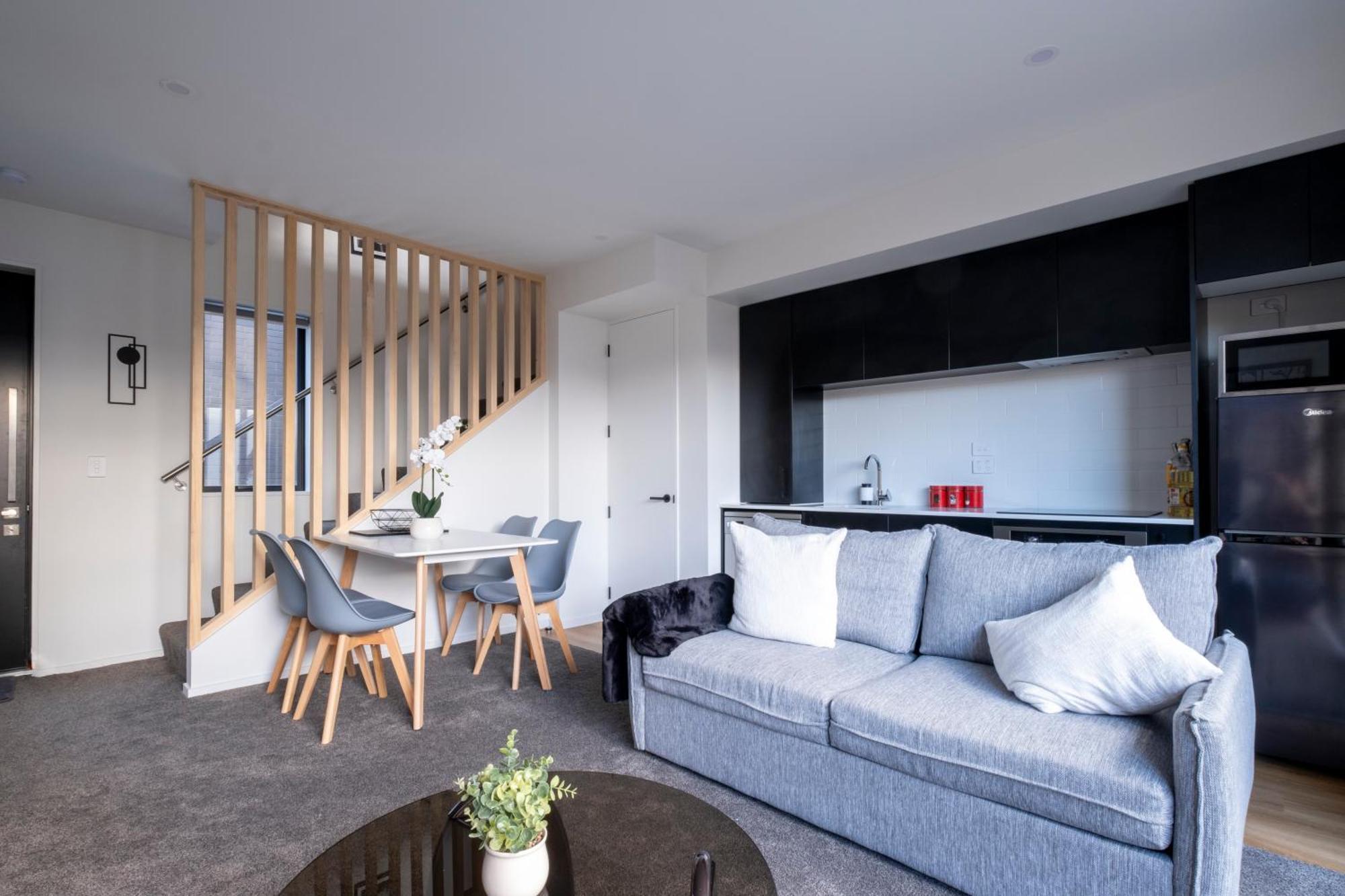 Luxury 2 Bed Townhome In Cbd Christchurch Exterior foto